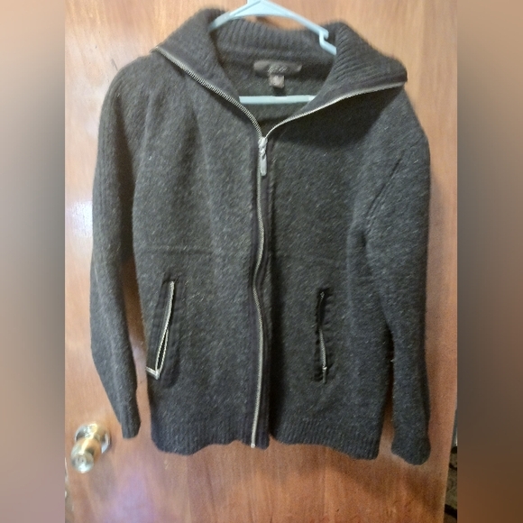 Pre-owned tasso Ella's wool with zip up pockets black jacket xxl - Picture 1 of 5